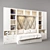 Compact Niche Bed with Shelves 3D model small image 1