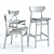 West Elm Cafe Chairs: Classic Style 3D model small image 3