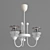 Polish Glass Chandelier 3D model small image 1