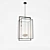 Elegant Halle Lantern Chandelier 3D model small image 1