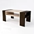 Pamir Coffee Table: Sleek, Stylish, and Spacious. 3D model small image 1