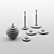 Sphere Candle Holders by NOOM 3D model small image 2