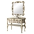 Romano Home Olivia Bathroom Console & Grand Mirror 3D model small image 2