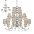 Luxurious Newport Chandelier - 21012+8+4/C 3D model small image 1