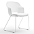 CLOP Chair: Sleek Sled Base Design 3D model small image 3