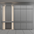 Contemporary Hallway Wardrobe Composition 3D model small image 2