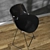 Mesh Office Chair: Black/White 3D model small image 2