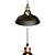 Title: Retro Black Metal Lamp 3D model small image 2