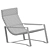 Architectural Craft Lounge Chair 3D model small image 2