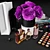 Beauty Bliss Cosmetics Set 3D model small image 2