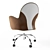 Depadova Leather Office Chair 3D model small image 2