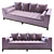 Luxe Lutetia Sofa: Timeless Elegance 3D model small image 1