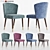 Ninfea Dining Chair, Elegant and Unique 3D model small image 1