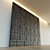 Metallic Trim Soft Panel for Decorative Walls 3D model small image 2