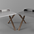Success White/Gray Desk: Stylish Design by La Forma 3D model small image 3