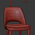 Elegant Astor Dining Chair & Bar Stool 3D model small image 2