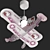 Hello Kitty Kids Chandelier - Cute and Stylish! 3D model small image 2