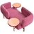 Modular Sofa Upholstered by Patricia Urquiola 3D model small image 1