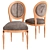 Elegant French Louis XVI Chairs 3D model small image 1