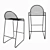 Elegant Bloomingville Friend Bar Chair 3D model small image 2