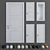 Neo-Classic Door Collection 3D model small image 1