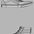 Poly Mid Vans: Sleek Hi-Top Shoes 3D model small image 3