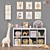 Kids Room Set: Shelf, Toys, Accessories 3D model small image 1