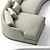 Modular Sofa Flexform ALFRED: Versatile Comfort 3D model small image 2