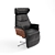 Conform Air Chair: Ultimate Comfort with Footrest 3D model small image 1