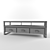 Modern Bin Pull Media Console 3D model small image 3