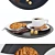 Delicious Coffee & Cookies Tray 3D model small image 2