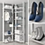 Functional IKEA ELVARLI Storage System 3D model small image 1