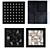 Modern Geometric Wall Art Collection 3D model small image 1