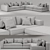 Sleek Minotti Hamilton Sofa 3D model small image 3