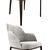 Elegant Poliform Dining Chairs - Set of 2 3D model small image 2