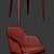 Elegant Poliform Dining Chairs - Set of 2 3D model small image 3