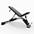 Adjustable Atlantis Bench: Versatile, Portable, and Durable 3D model small image 3