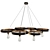 Vintage Iron Chandeliers 3D model small image 3