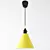 Vibrant Aluminum Pendant Lamp 3D model small image 3