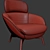 Modern Minotti Russell Armchair Set 3D model small image 3