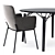 Elegant ROLF BENZ Dining Set 3D model small image 5