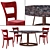 Stylish Bonaldo Set: GREENY Table & SHERYL Chair 3D model small image 1