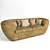 German-Made Stylish Sofa 3D model small image 1