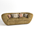 German-Made Stylish Sofa 3D model small image 2