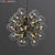 Soleil 18 Globelight Chandelier - Elegant Lighting Fixture 3D model small image 1