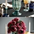 Elegant Floral Kitchen Set 3D model small image 2