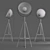 Elegant Zuma Line Floor Lamp 3D model small image 3