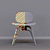 Elegant Plywood DCW Chair 3D model small image 3