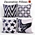 Set of 4 Decorative Pillows | Phantoscope Collection 3D model small image 1