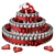 Title: Wedding Money Cake: An Original Wedding Gift 3D model small image 1